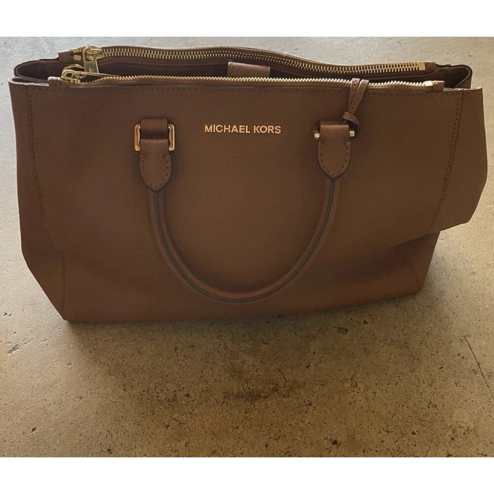 Michael Kors Womens Jet Set Chain Soft Genuine Leather Shoulder Tote Bag - Picture 3 of 16